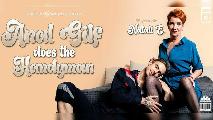 [Mature.nl] - Older Woman Loves Young Cock – Natali E. Anal & Titty Fuck