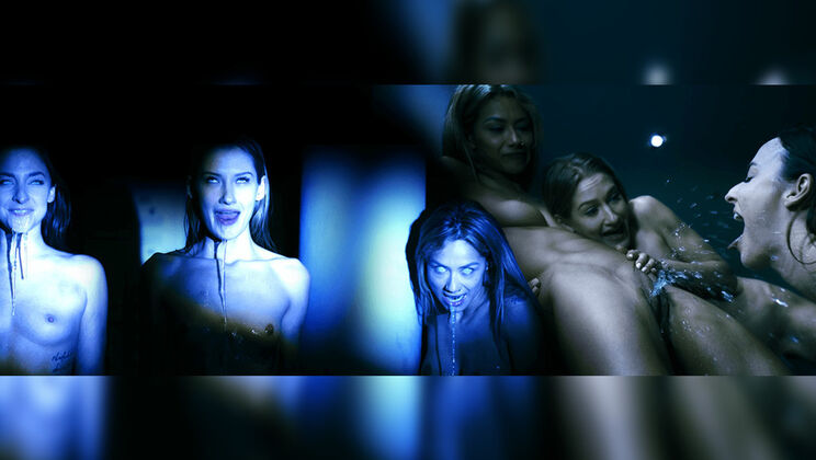 Veronica Leal gets wild in a lesbian orgy