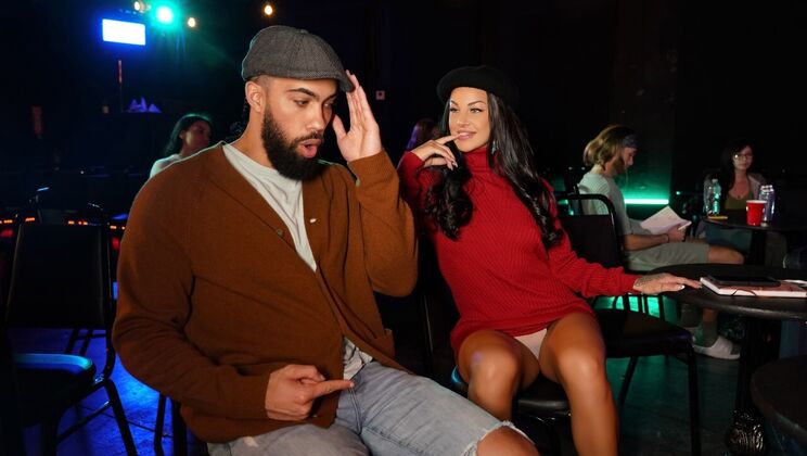 [CrazyCollegeGFs] - Kissing and Deepthroat with Evelin Stone - Evelin Stone - James Angel