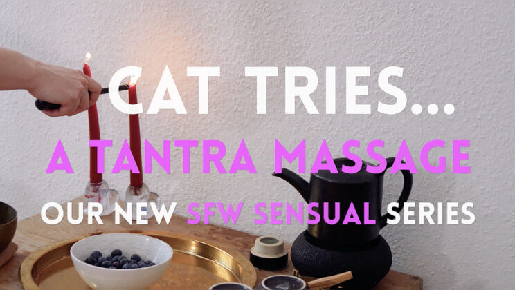 [Ersties] - Brunette Zora and Cat Explore Tantra Massage in Workshop