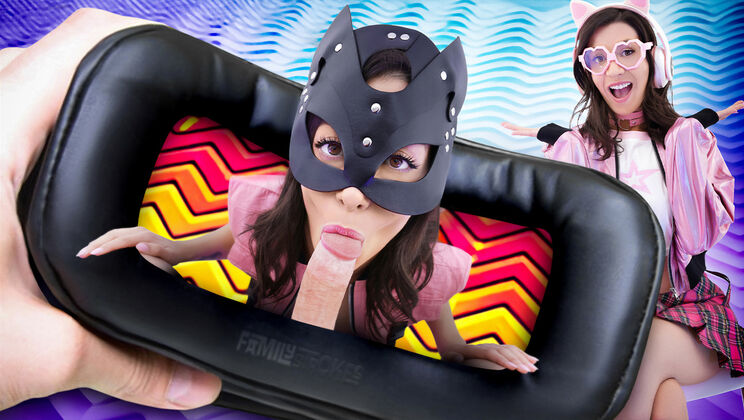 [SisLovesMe] - Latina Brunette Takes Big Cock in Virtual Reality - Natalie Brooks - Joshua Lewis