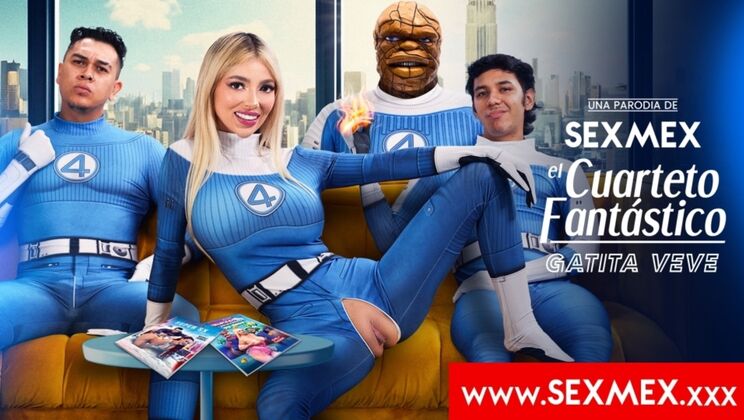 [SEXMEX] - Chilean Beauty Gatita Veve in a Wild Spanish Foursome - gatita