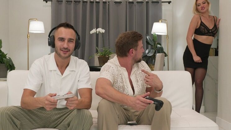 [PornWorld] - Hung Neighbors Pound Nympho Cherry Kiss in Intense DP Scene - Cherry Kiss - Milan - Vince Karter