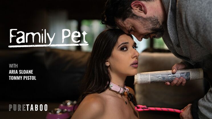 [PureTaboo] - Stepdad Dominates Brunette Stepdaughter - Tommy Pistol - Aria Sloane