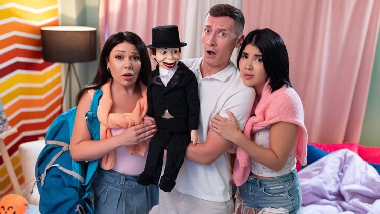 [FakeHostel] - Spooky Masturbation and Fuck Session - Charlie Dean - Lady Dee - Lola Bratz