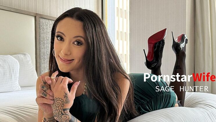 [PornstarWife] - Tattooed Wife Sage Hunter Gets a Big Cock Creampie - Kyle Mason - Jovan Jordan - Quinton James - Will Pounder - Sage Hunter