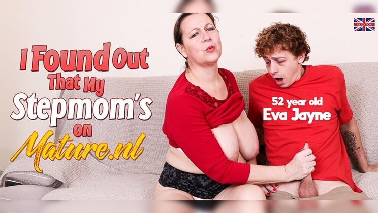 [Mature.nl] - Step son discovers busty cougar stepmom is a porn star - Eva Jayne (EU) - Benjamin Zee