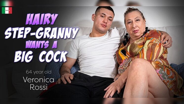 [Mature.nl] - Busty Granny Veronica Rossi Gets Anal Fuck From Young Step-Grandson - Benny Banana - Veronica Rossi (EU)