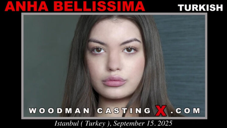 [WoodmanCasting] - Anha Bellissima Perfect Body Casting: Shaved Pussy & Double Penetration - Anha Bellissima
