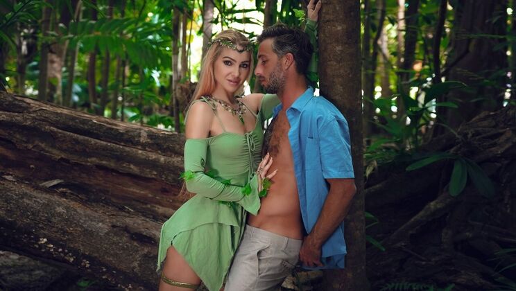 [DigitalPlayground] - Natural tits redhead fucked doggystyle on the beach - Lucas Frost - Little Dragon