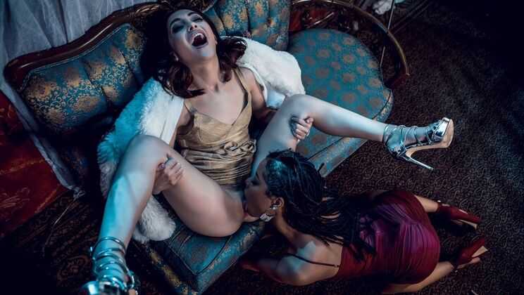 [DigitalPlayground] - Kira and Jane: Lesbian Passion in the Car - Jane Wilde - Kira Noir