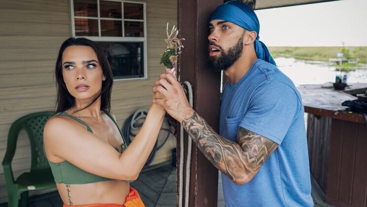 [DigitalPlayground] - Interracial sex: black male fucks blonde and brunette in bedroom - Lucy Foxx - James Angel - Ivy Ireland