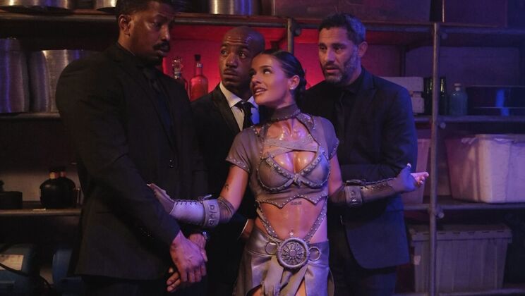 [DigitalPlayground] - Anal Foursome DP with Brunette Petite and Big Cocks - Isiah Maxwell - Damon Dice - Ryan Reid - Mazee