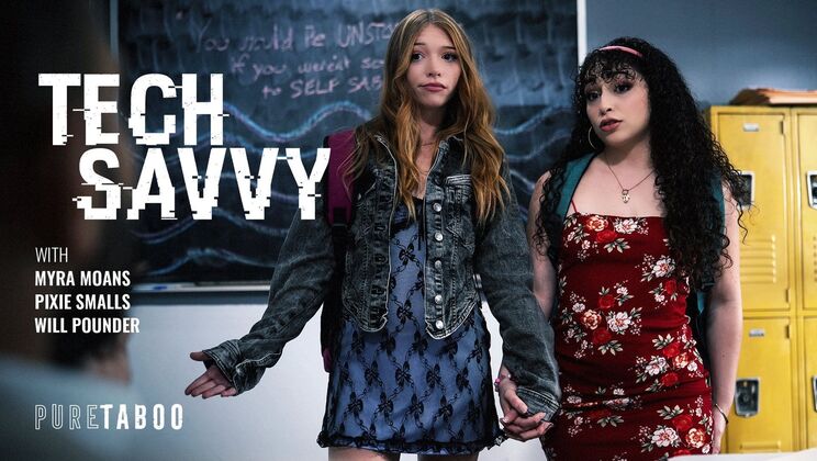 [PureTaboo] - Hairy Pussy Lesbians Kissing and Cum Swapping - Will Pounder - Myra Moans - Pixie Smalls