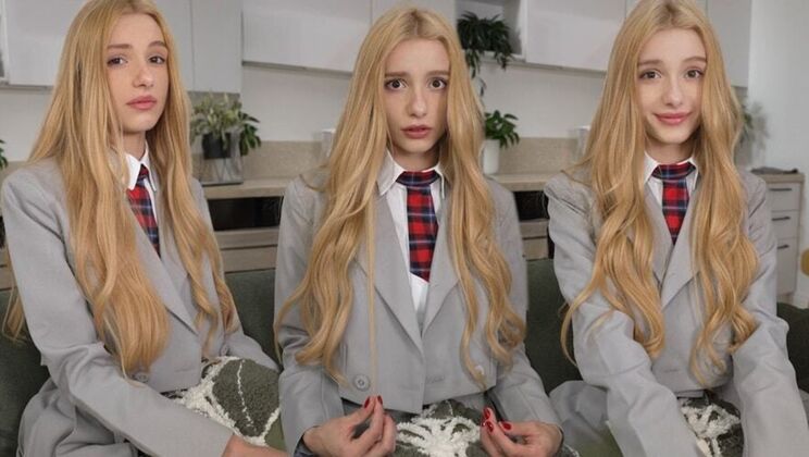 Carla Cute Horny Blonde Hardcore Scene