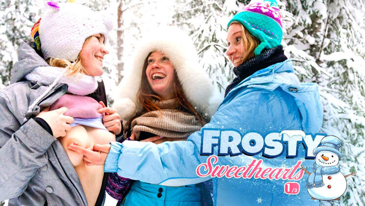 [ClubSweethearts] - Big Tits Blonde Lesbians: Outdoor Masturbation and Pussy Licking - Alice Klay - Kate Rose - Iris Murai