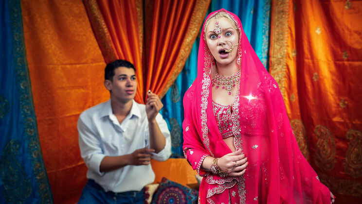 Latina Newcomer Vivian Lola Gives Hot Blowjob