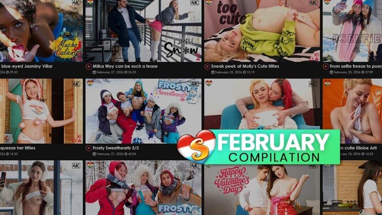 [ClubSweethearts] - European Sluts February 2026 Compilation Video - Tess Lyndon - Maaike - Lady Luna - Kamilla C - Britney Spring - Willy Regal - Viola Weber - Sara Bork - Milka Wey - Moon Imp - Cristafeer Robien - Rihanna Black - Erika Mori - Alice Flore - Megan Murkovski - Baby Dahl - Amelia Ost - Molly Cute - Roxy Muray - Nathalie Q - Remido - Silver Valkyrie - Janet E