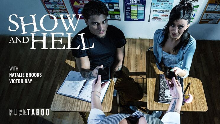 [PureTaboo] - Doggy Style Creampie for Natural Tits Teen - Natalie Brooks - Victor Ray