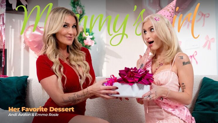 [Girlsway] - Stepfamily Lesbian Sex with Squirting and Pussy Eating - Emma Rosie - Andi Avalon