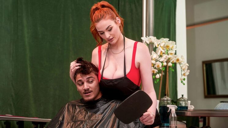 Ballerina babe takes a facial in salon