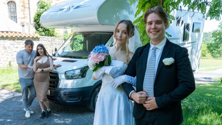 Stranger Fucks Bride Polly Young Right Before Her Wedding