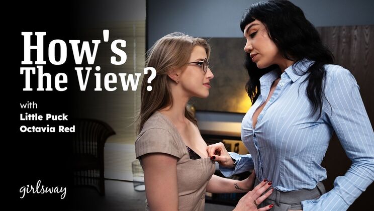 How's The View? Foot Fetish Lesbian Lingerie Fun