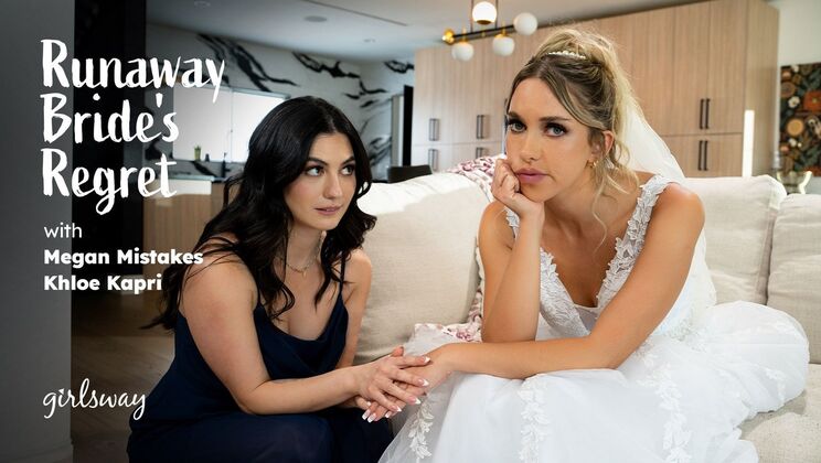 Bride Regrets Running – Gets Tribbing & Rimming