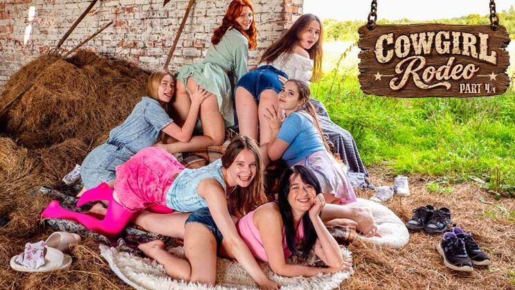 Redhead and Blonde in Cowgirl Rodeo 4/4