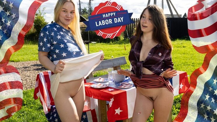 Labor Day 2026 Shaved Teens Lesbian Outdoor Fun